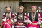 Nationale Minderheit im Südosten Estlands: Setus in Festtagskleidung     /     © Heiko Kruusi / Visit Setomaa
